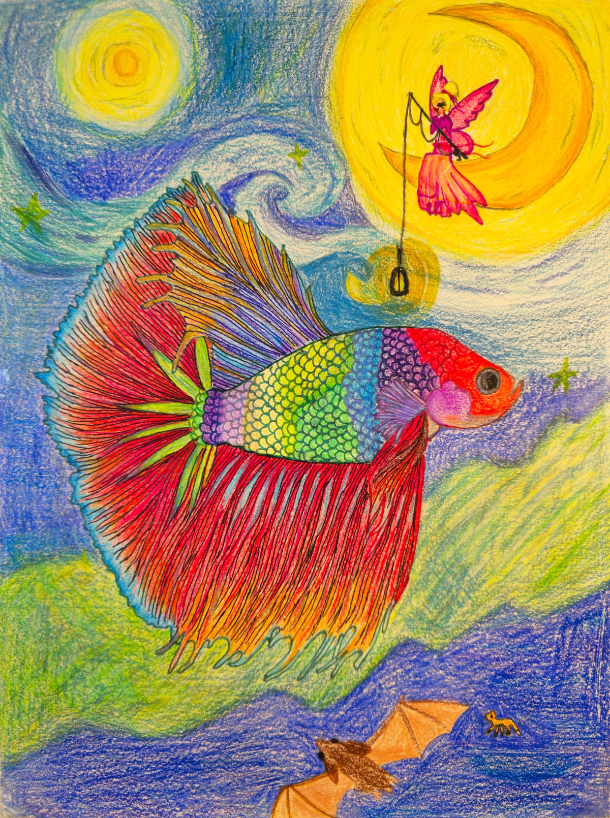 Starry Fins and Fairy Wings